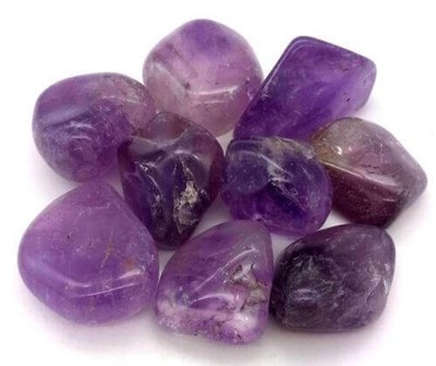 pierre roulé améthyste