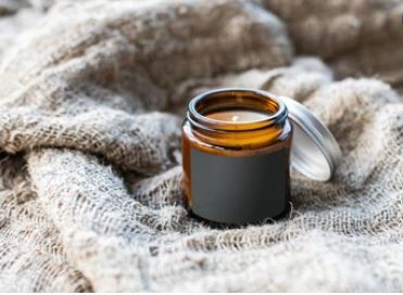 bougie ambrée S Cocooning