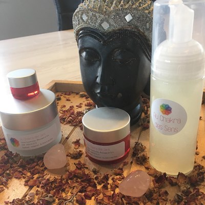 Mousse de douche parfumée