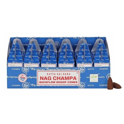 Cônes encens Nag Champa pour fontaine à refoulement
